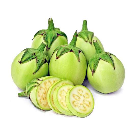 Round green Brinjal / गोल हरा बैंगन  500g